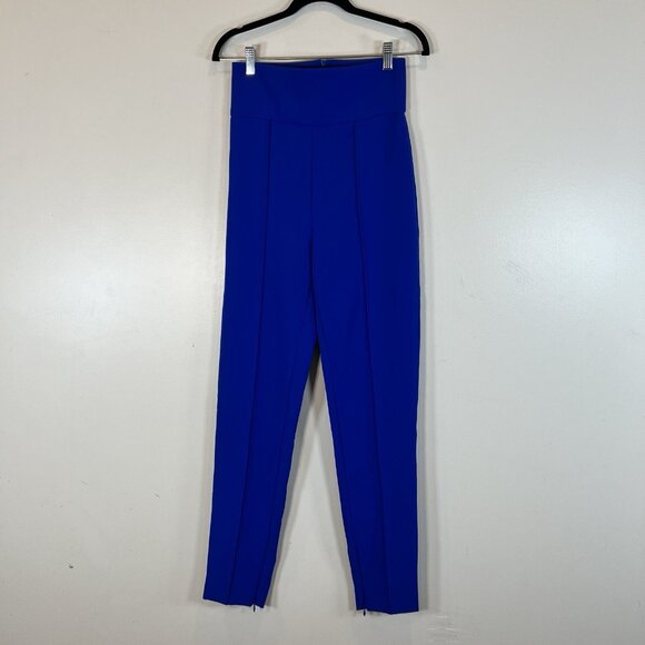 Generation Love NWOT Blue Seamed Ponte Knit Pants Back Zip XS - Picture 1 of 13